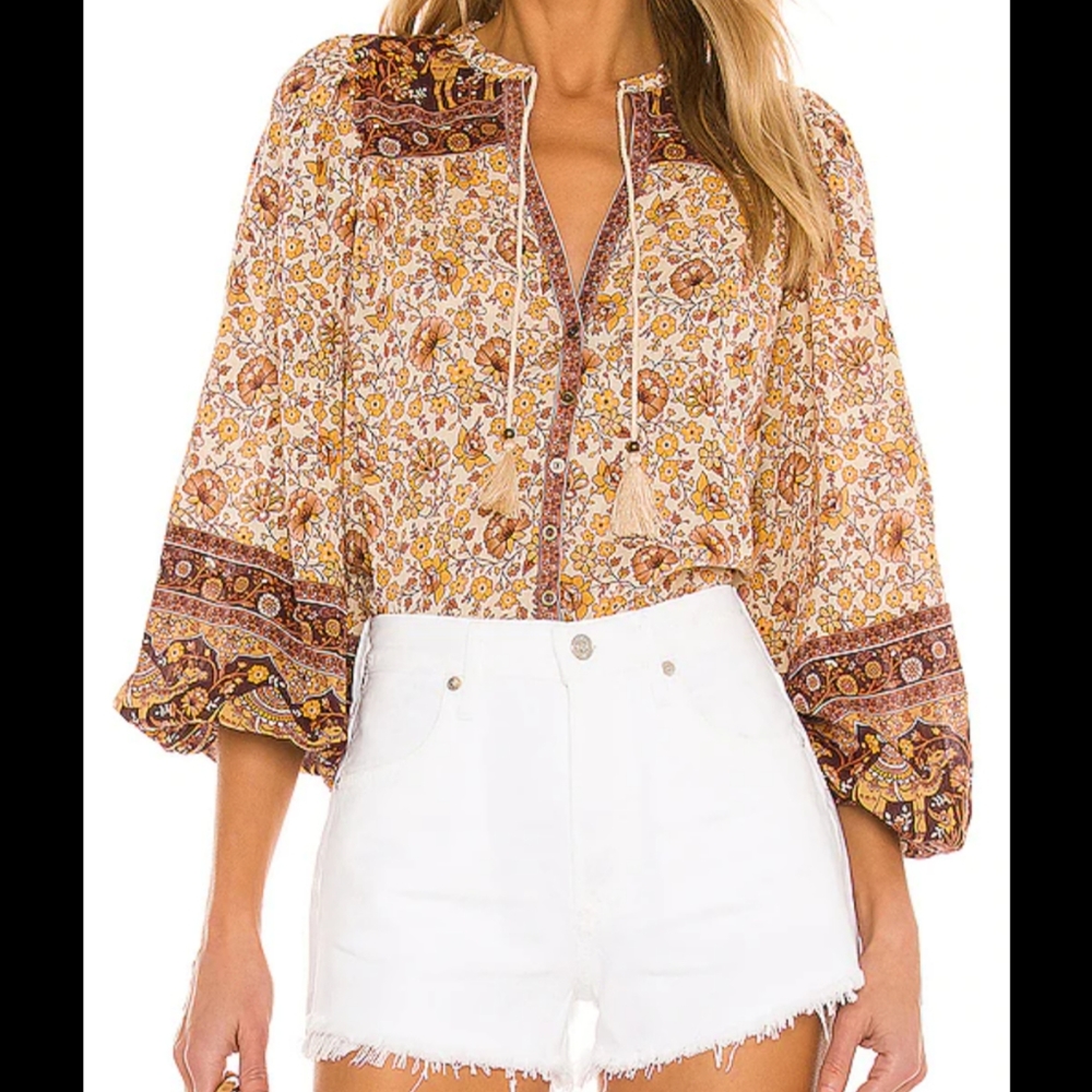 Spell x Revolve Sundown Blouse NWOT